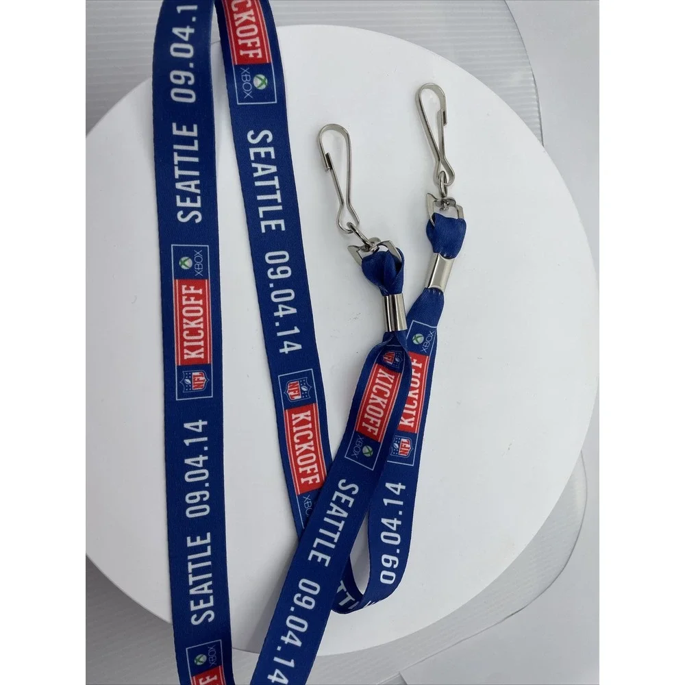 OFFICIAL‎ NFL Kickoff 09/04/2014 Seattle Washington Lanyard Name Tag Holder